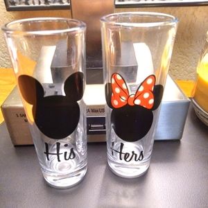 Mickey and Minnie Shotglasses set